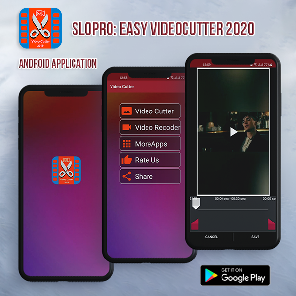 Easy videocutter android application 2020
